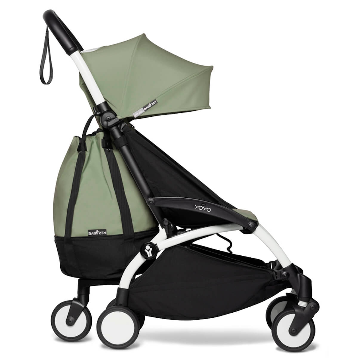 Mala Yoyo Bag para Carrinho de Passeio Verde Azeitona-4