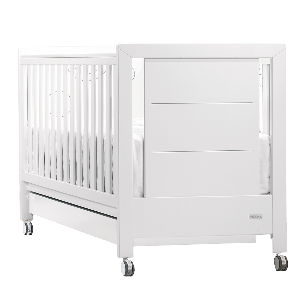 Berço Cama Inova - Branco Mate Branco-1