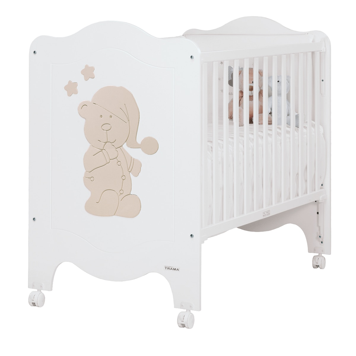 Cama Cosleep Sleepy Bear Branco/Terra Claro 1