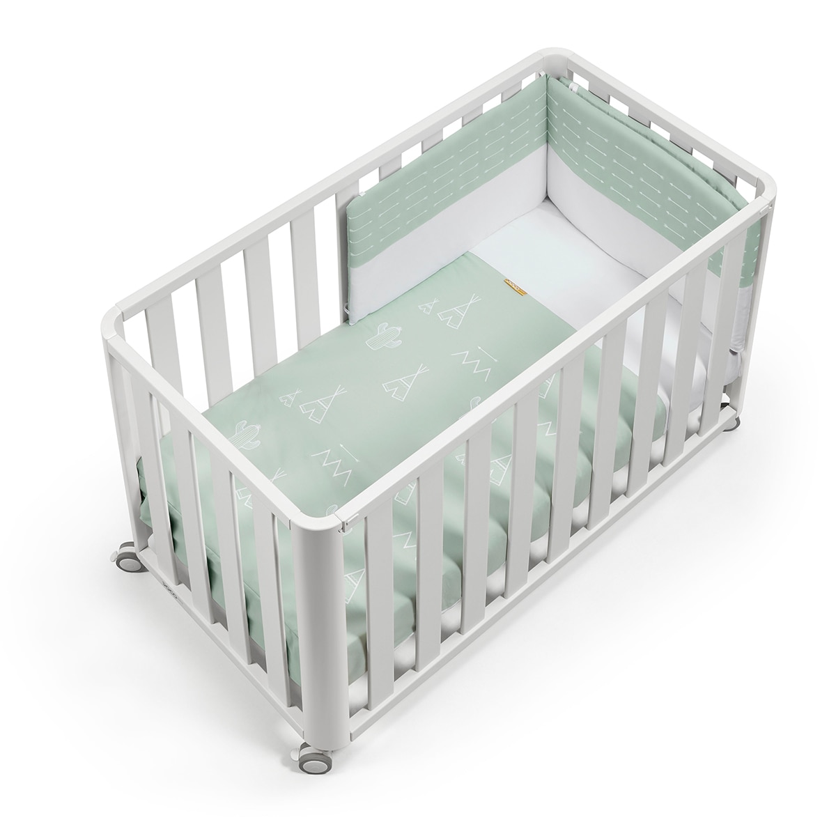 Berço de Co-Sleeping - 60x120 cm Doco Sleeping Verde-1