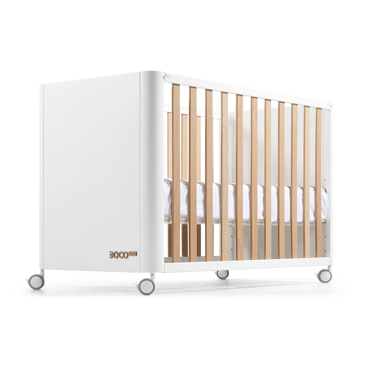 Berço de Co-Sleeping Doco Sleeping Style 60x120 cm - Branco/Cru Branco / Natural-1