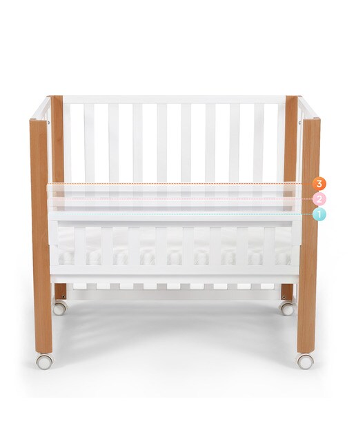 Cuna convertible (60 x 120 cm.) Kinderkraft Koya 4 en 1 multifuncional blanco/madera - Blanco / Madera Blanco / Madera-3
