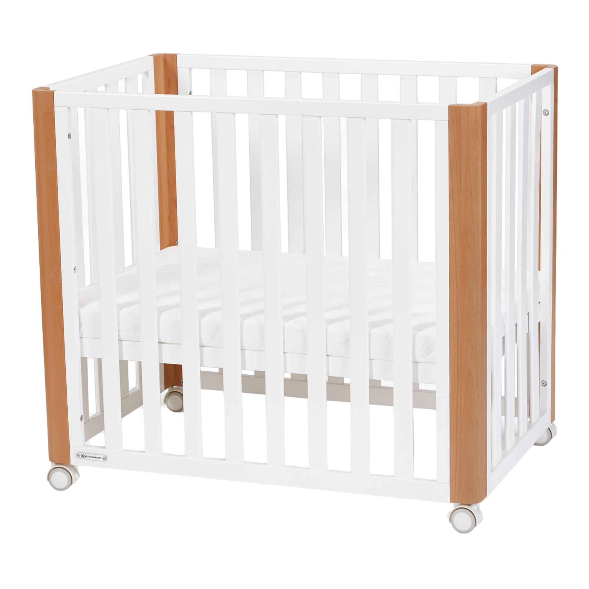 Cuna convertible (60 x 120 cm.) Kinderkraft Koya 4 en 1 multifuncional blanco/madera - Blanco / Madera Blanco / Madera-5