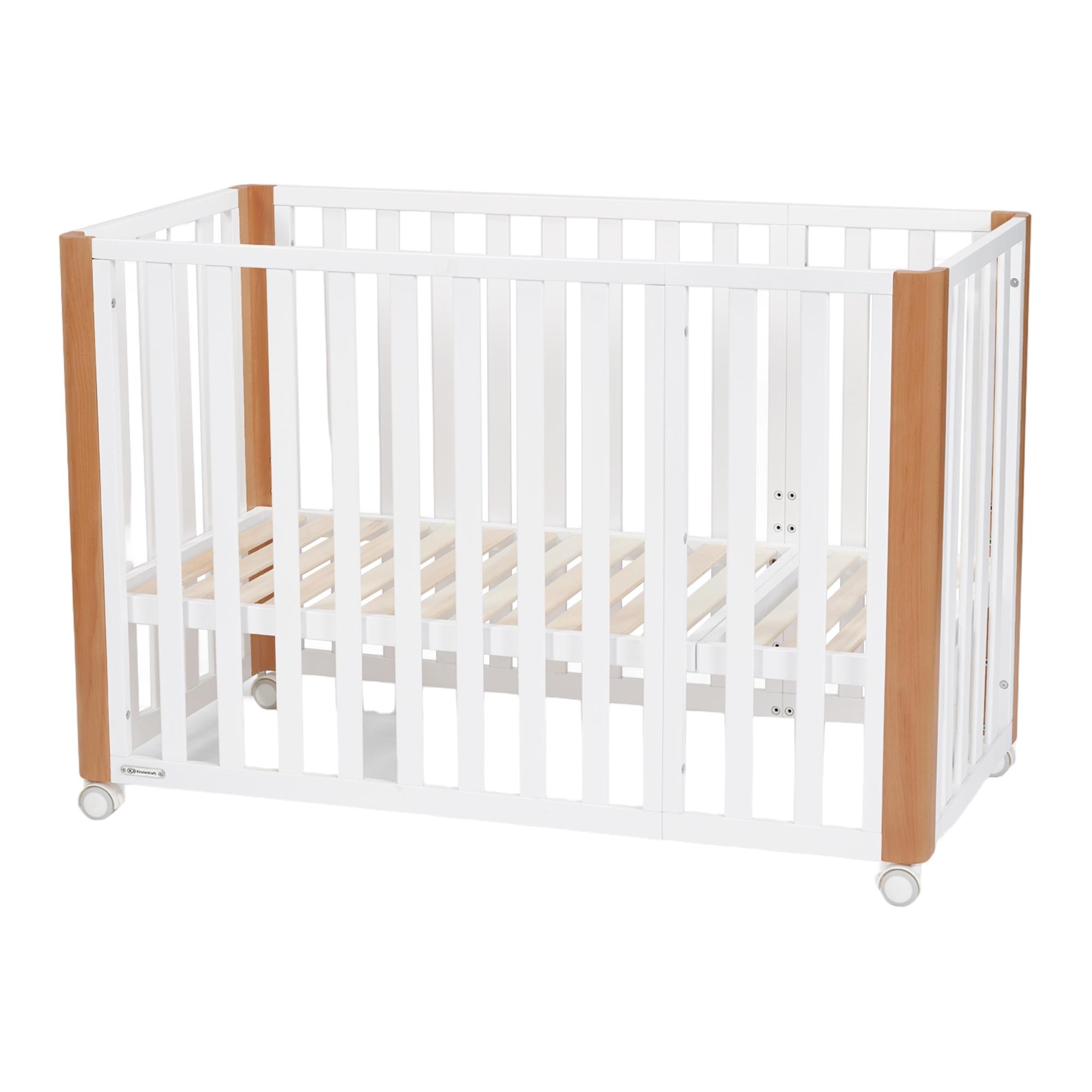 Cuna convertible (60 x 120 cm.) Kinderkraft Koya 4 en 1 multifuncional blanco/madera - Blanco / Madera Blanco / Madera-7