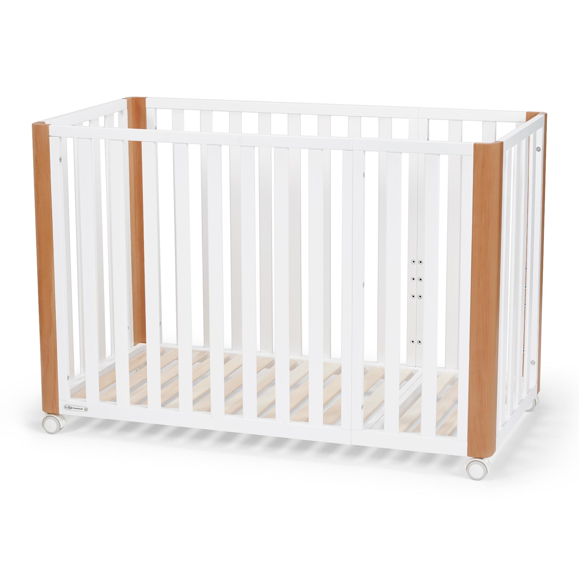 Cuna convertible (60 x 120 cm.) Kinderkraft Koya 4 en 1 multifuncional blanco/madera - Blanco / Madera Blanco / Madera-9