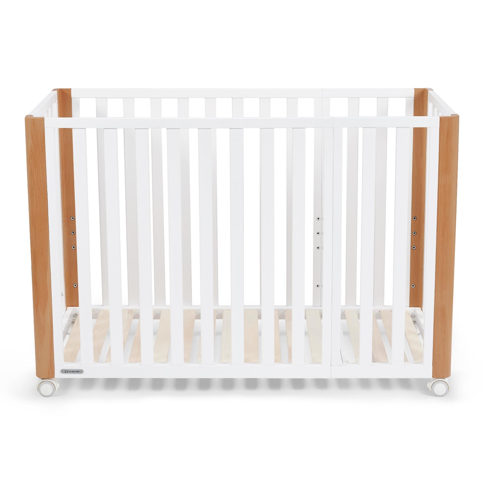 Cuna convertible (60 x 120 cm.) Kinderkraft Koya 4 en 1 multifuncional blanco/madera - Blanco / Madera Blanco / Madera-10