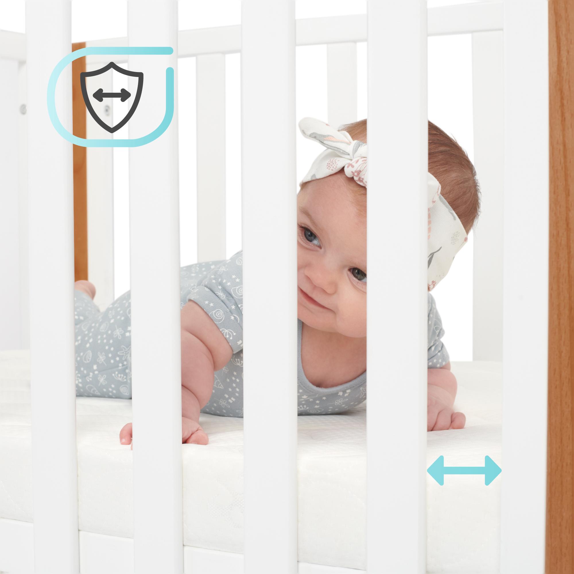 Cuna convertible (60 x 120 cm.) Kinderkraft Koya 4 en 1 multifuncional blanco/madera - Blanco / Madera Blanco / Madera-12