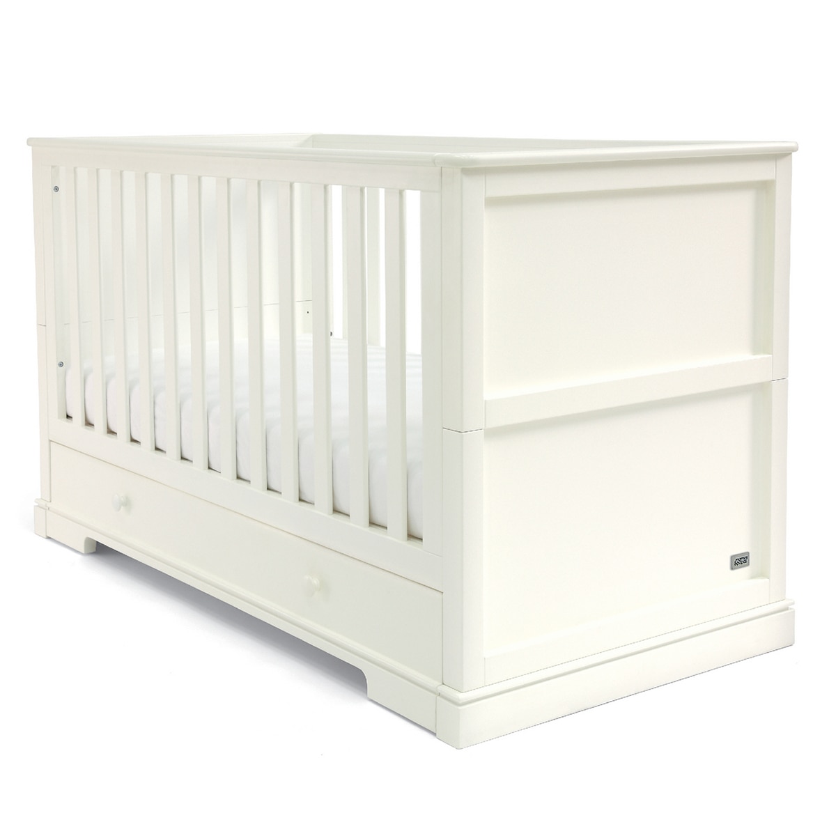 Maxi Cuna / Cama Oxford - Mamas and Papas - Blanco Blanco-2