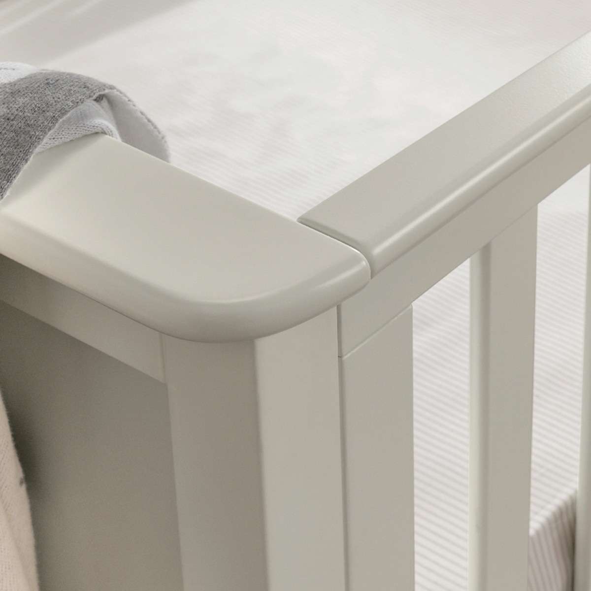 Maxi Cuna / Cama Oxford - Mamas and Papas - Blanco Blanco-4