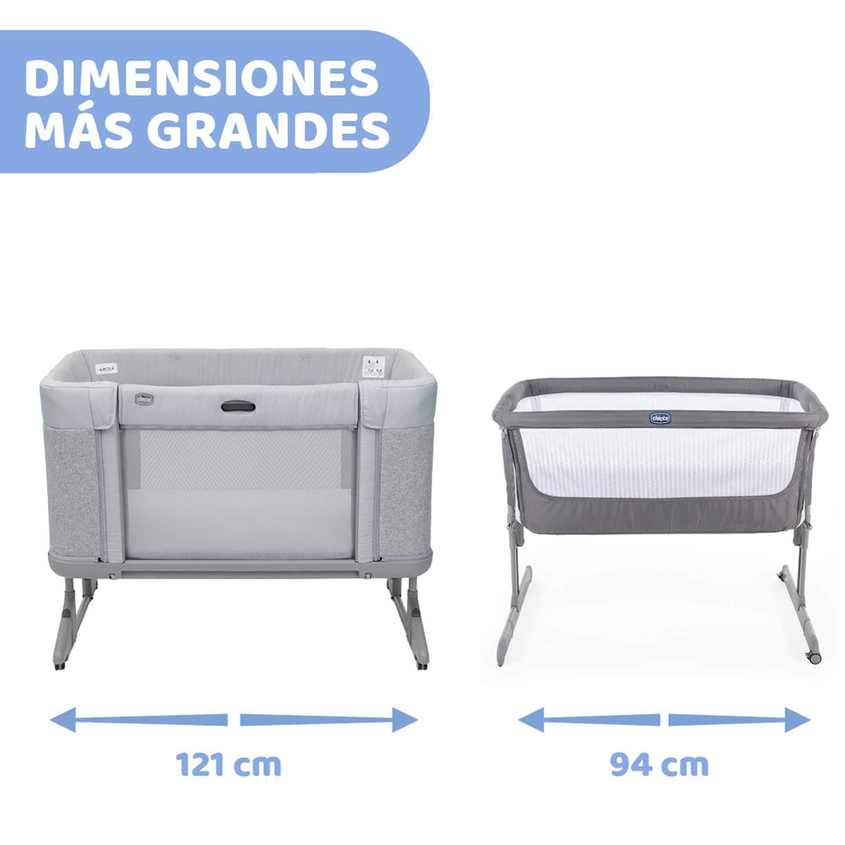 Cuna de colecho Chicco Next2Me Forever - Gris oscuro Gris oscuro-3