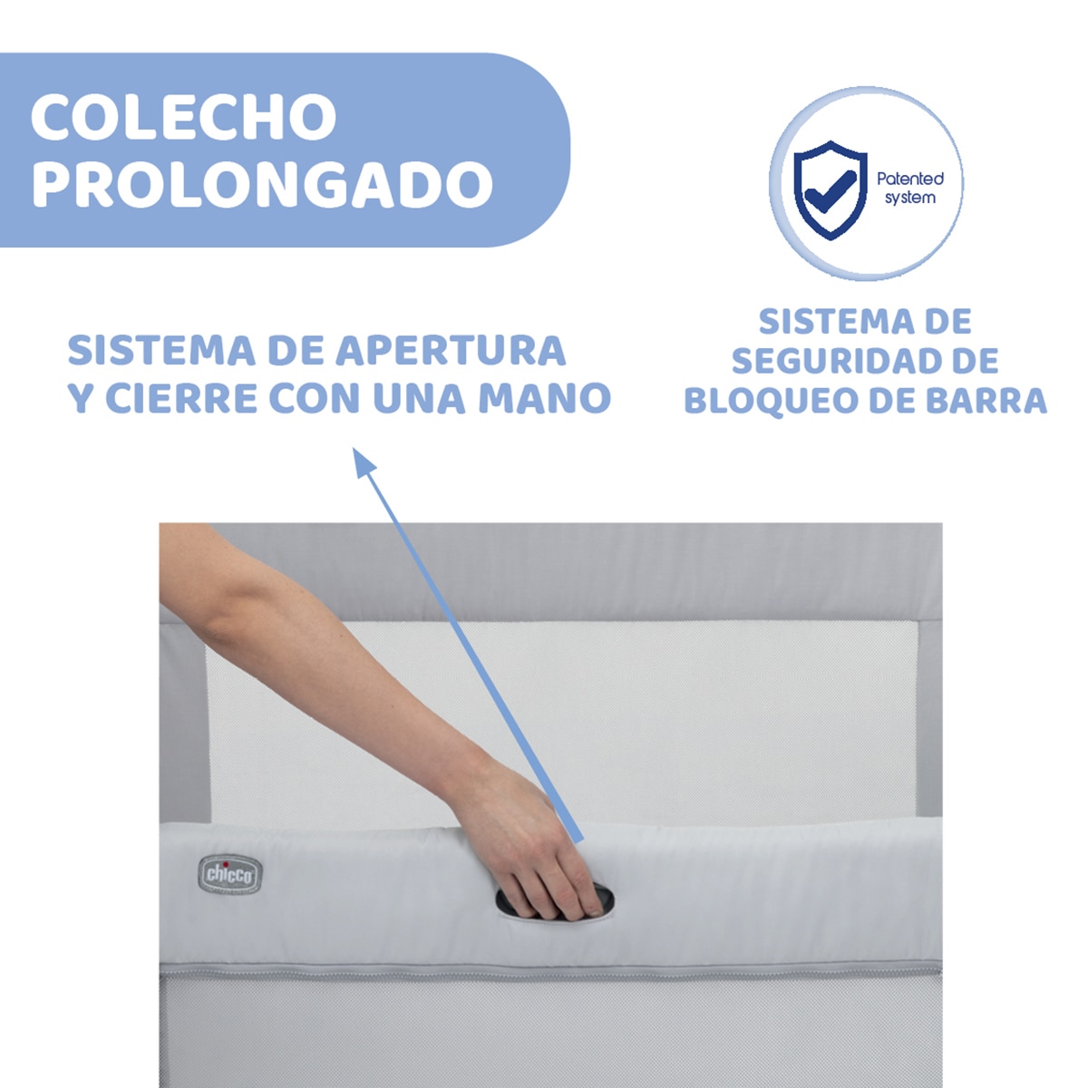 Cuna de colecho Chicco Next2Me Forever - Gris oscuro Gris oscuro-4
