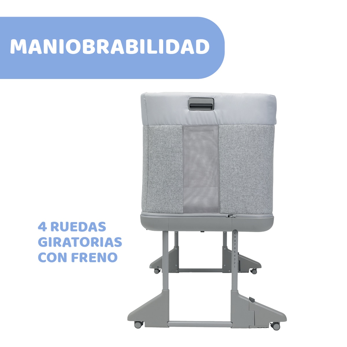Cuna de colecho Chicco Next2Me Forever - Gris oscuro Gris oscuro-6