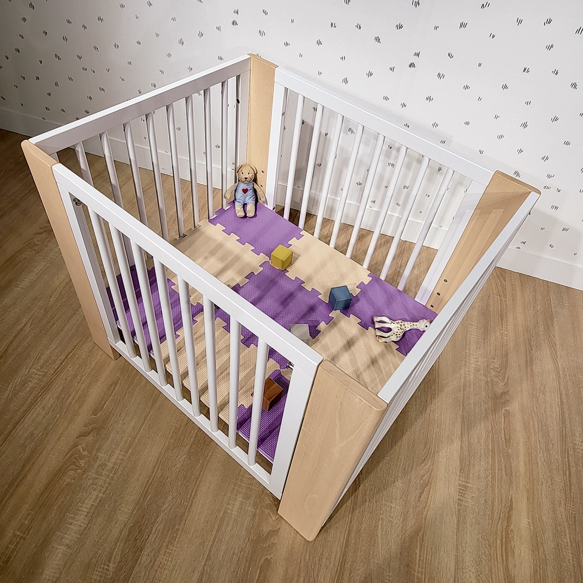 Imagen 6 de Cuna convertible (140 x 70 cm) Micuna Converbaby - Blanco Natural Blanco Natural