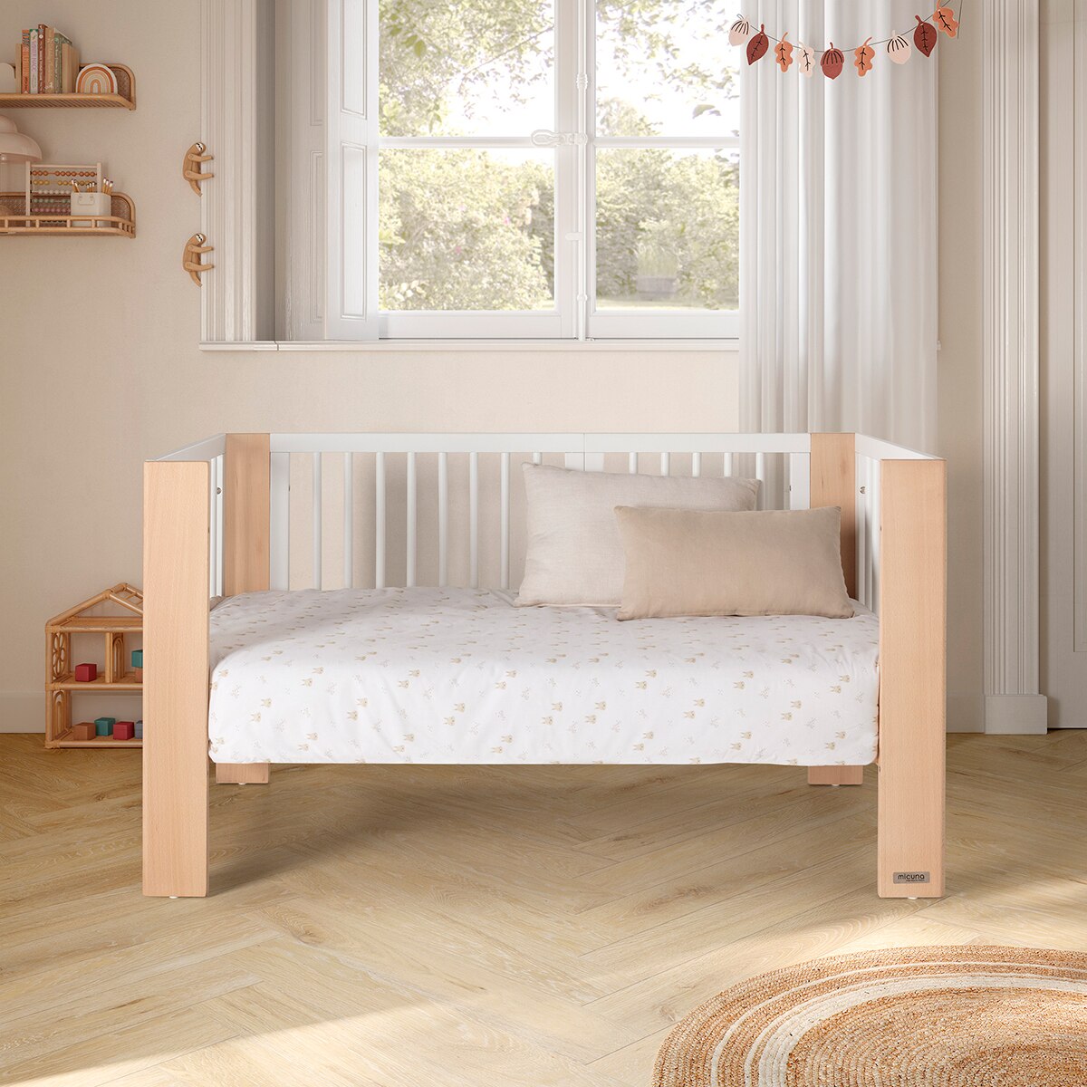 Imagen 10 de Cuna convertible (140 x 70 cm) Micuna Converbaby - Blanco Natural Blanco Natural