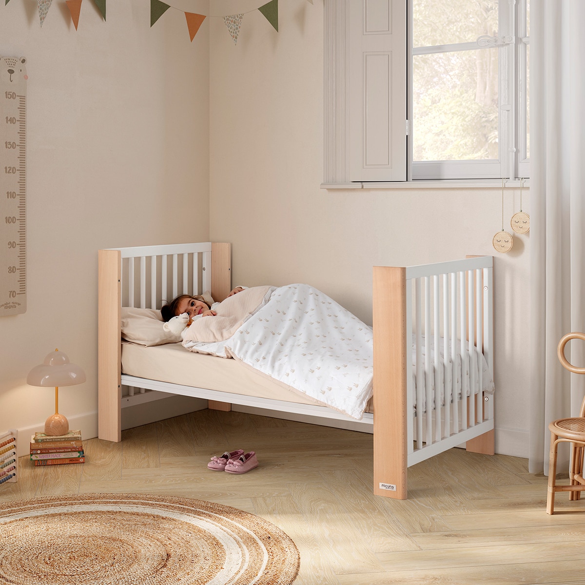 Imagen 12 de Cuna convertible (140 x 70 cm) Micuna Converbaby - Blanco Natural Blanco Natural