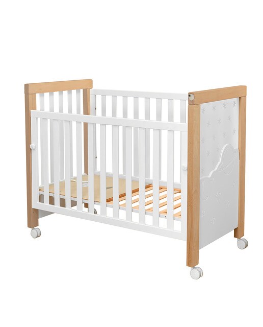 Berço com Opção de Co-sleeping Dolce Magic - 120x60 cm Branco Natural-1