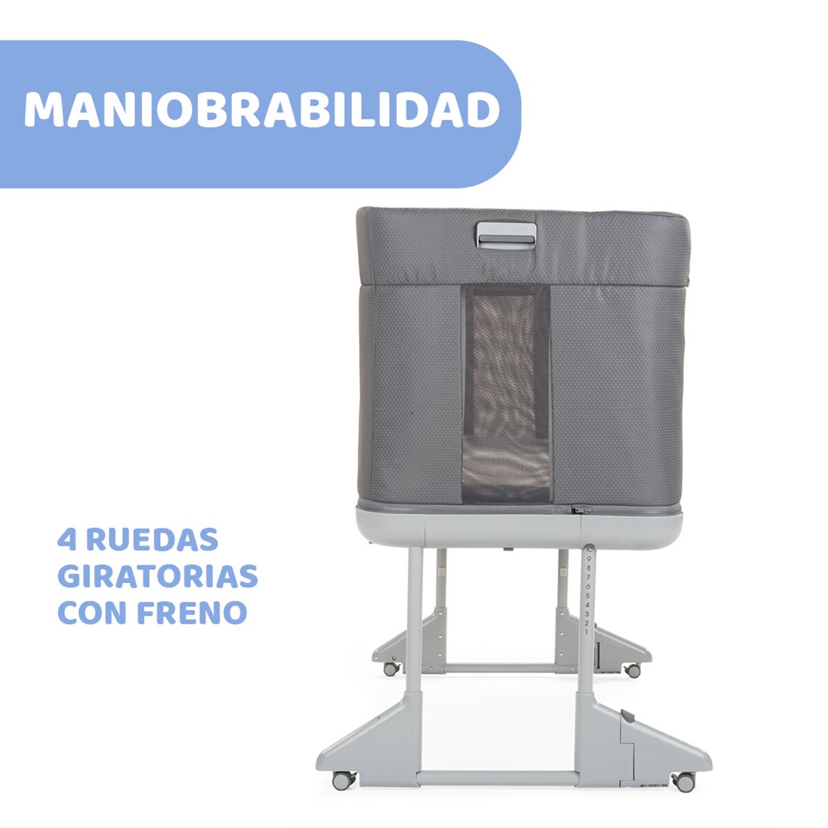 Berço de Co-Sleeping Next2Me Forever Cinzento-6