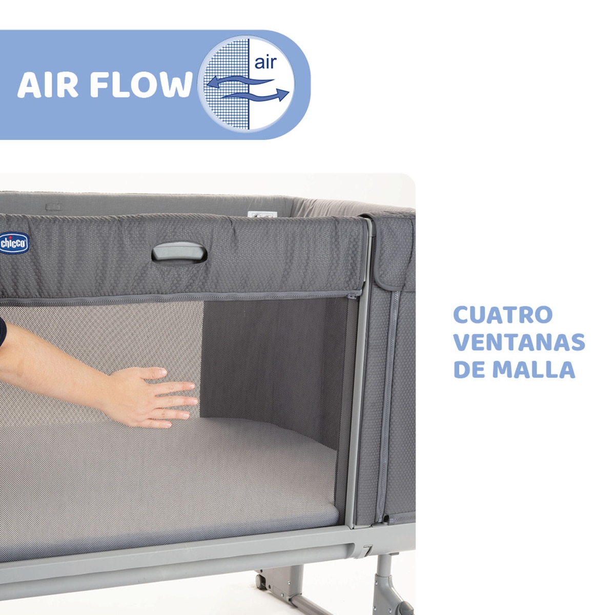 Berço de Co-Sleeping Next2Me Forever Cinzento-7