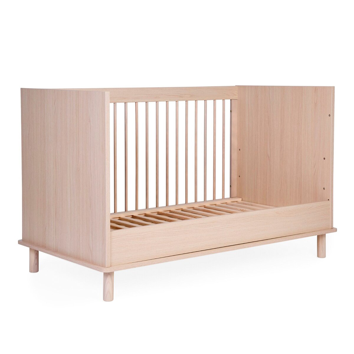Berço Conversível em Cama Infantil Nórdico Natural-5