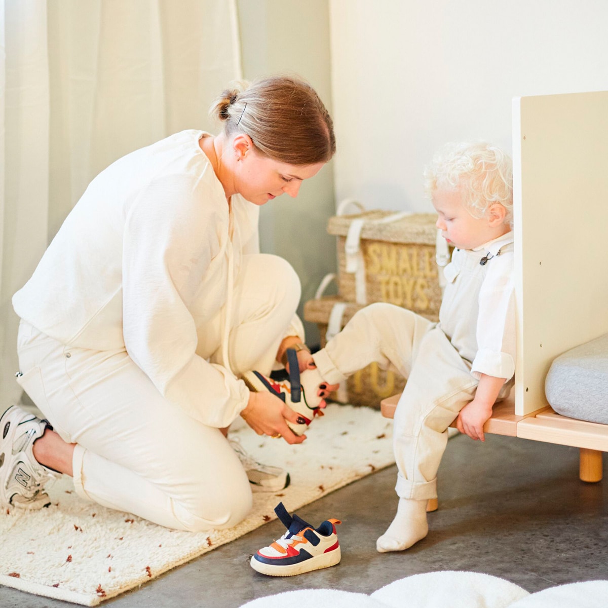 Berço Conversível em Cama Infantil 5 em 1 Childhome Natural-12