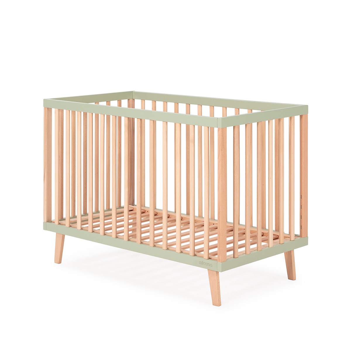 Cuna con opción colecho Micuna Mencía 120x60 - Verde claro Verde claro-1