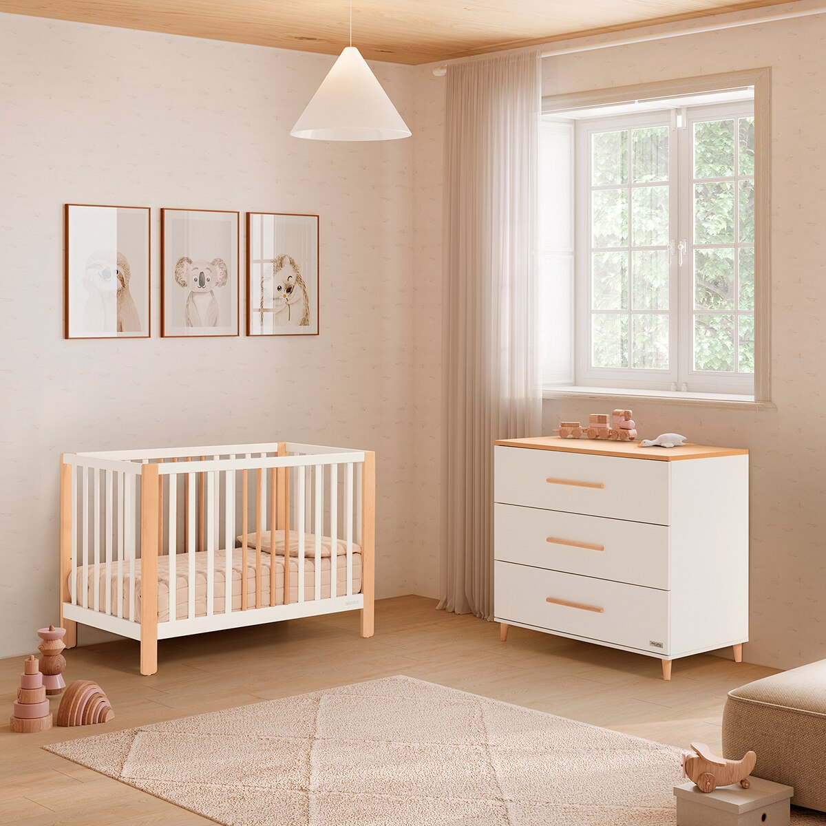 Cuna Micuna Nayra 120x60 - Natural Natural-2