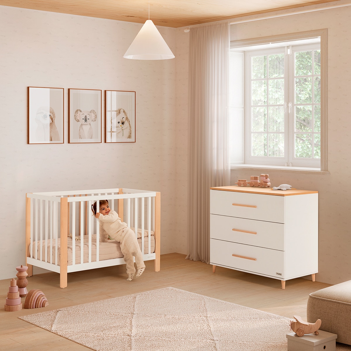 Cuna Micuna Nayra 120x60 - Natural Natural-3