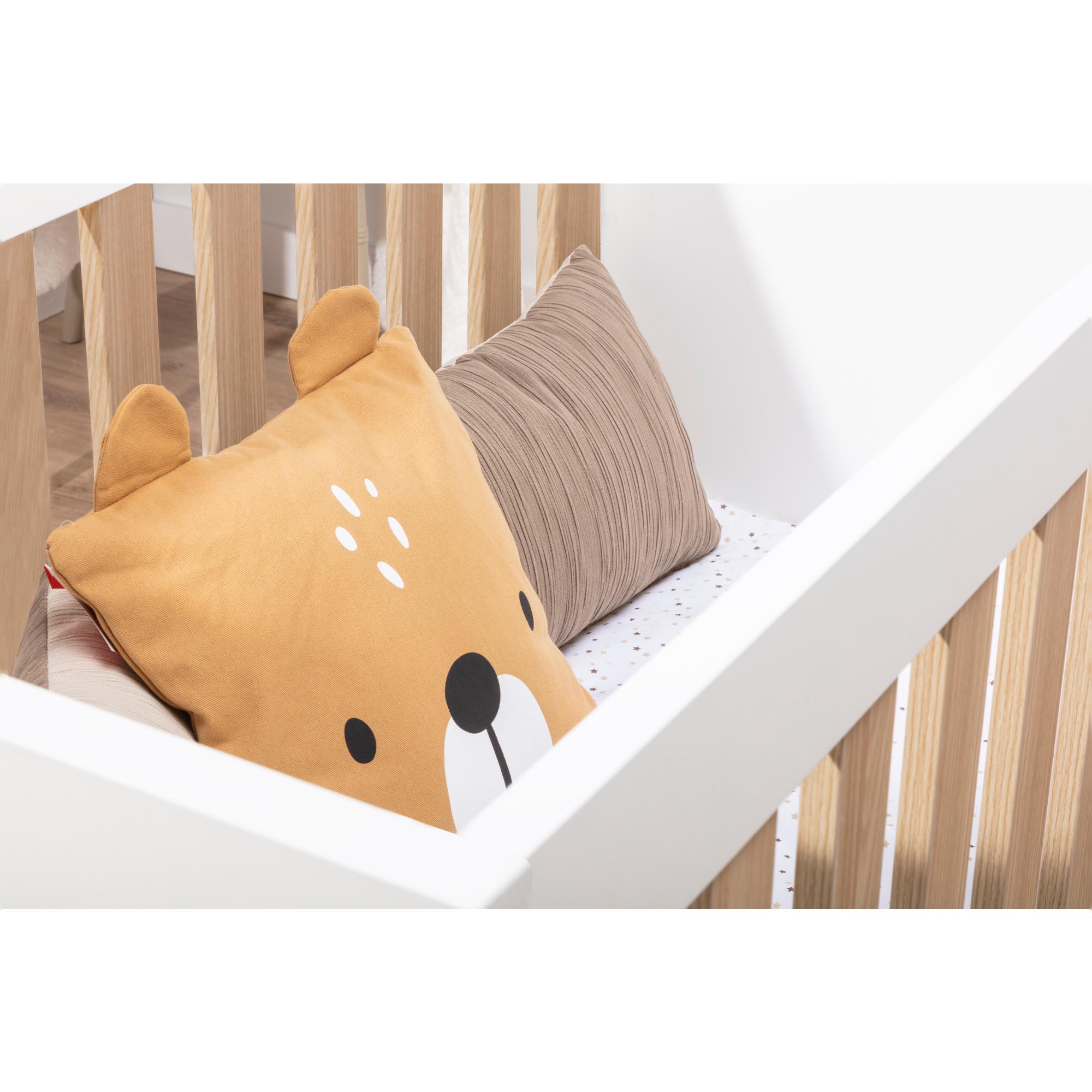 Berço com Opção de Co-sleeping (120 x 60 cm) Ikid Essenza. Branco-2