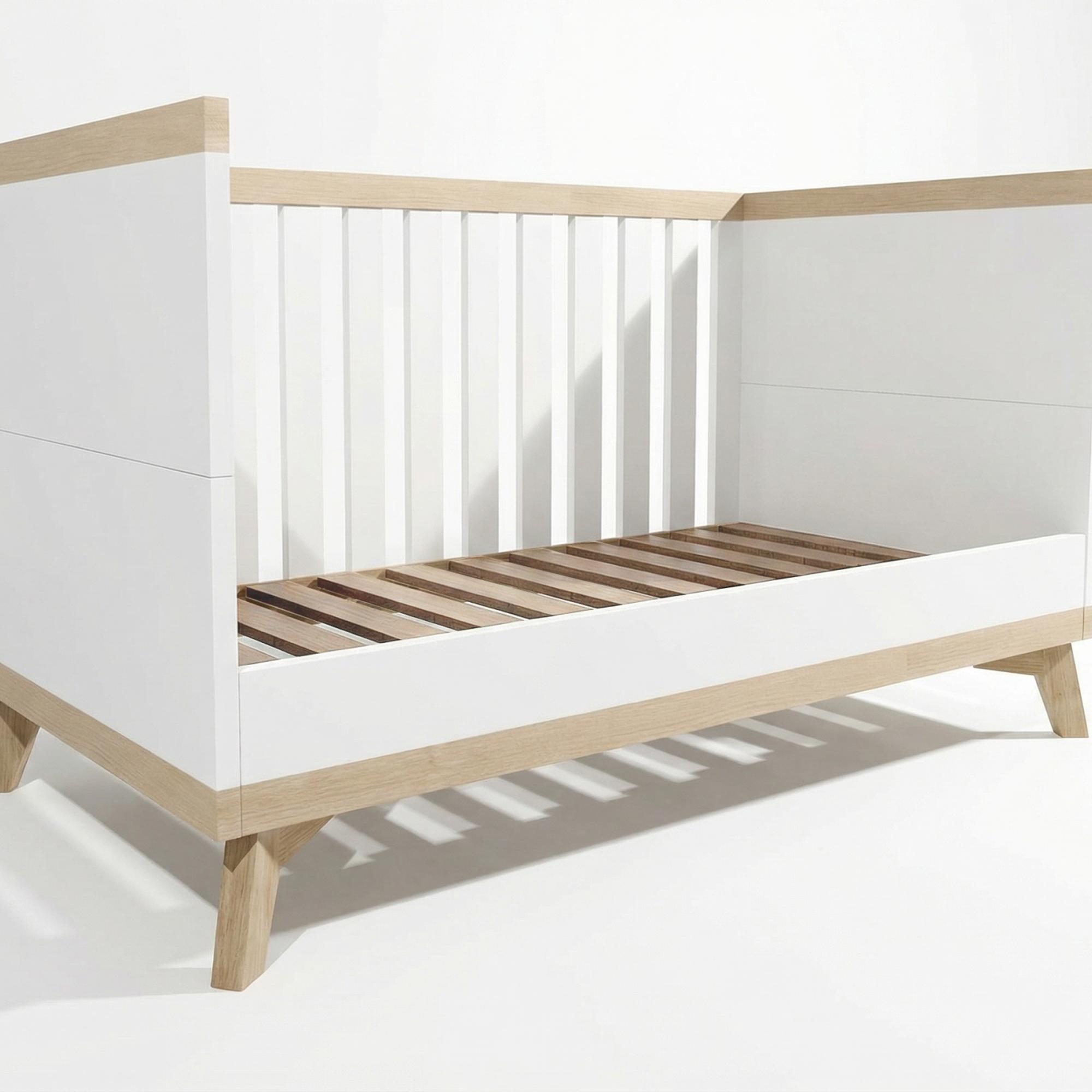 Berço Convertível em Cama (140 x 70 cm) Ikid Capri COLOR_BLANCO-2