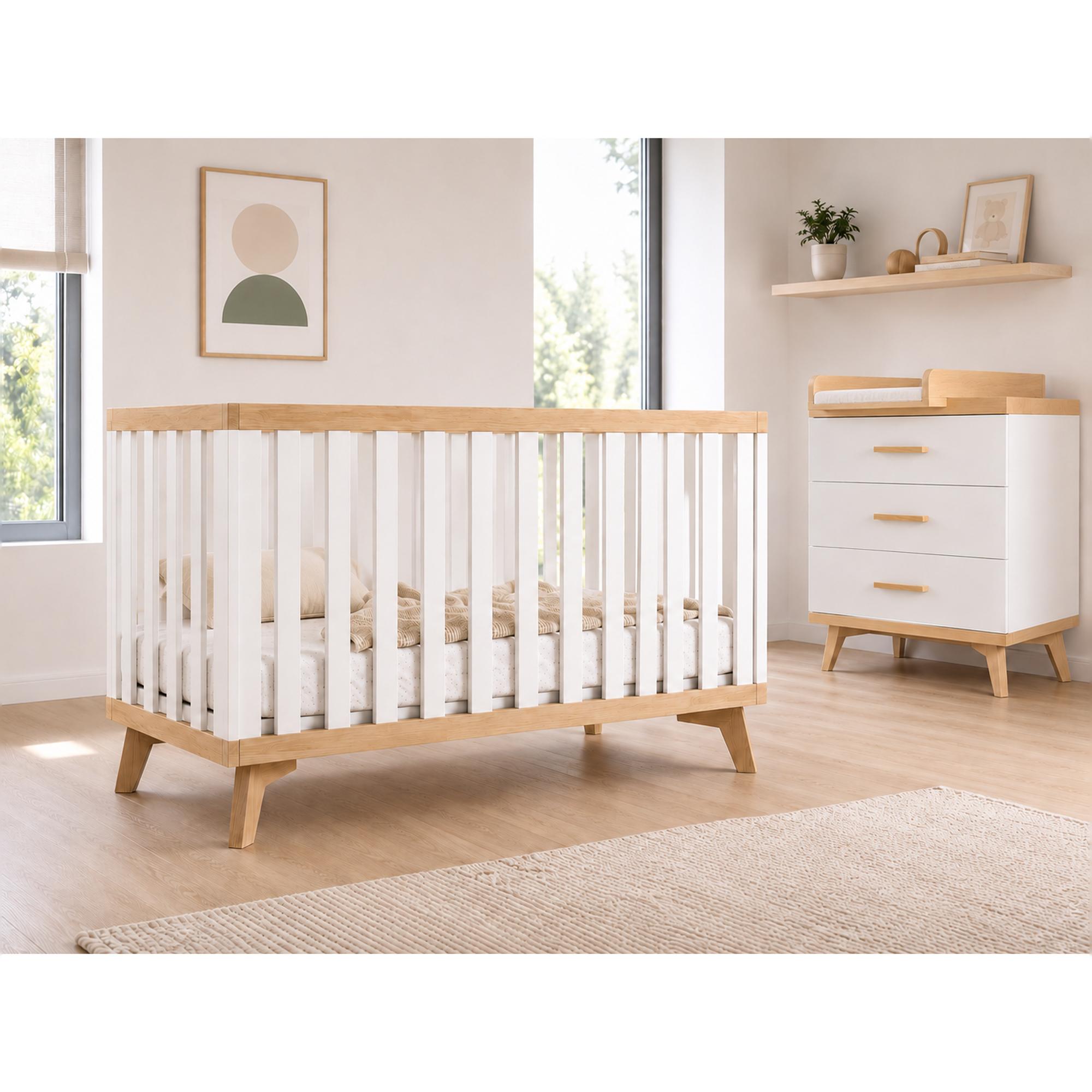 Berço com opção de co-sleeping (120 x 60 cm) Ikid Capri Fresh COLOR_BLANCO-2