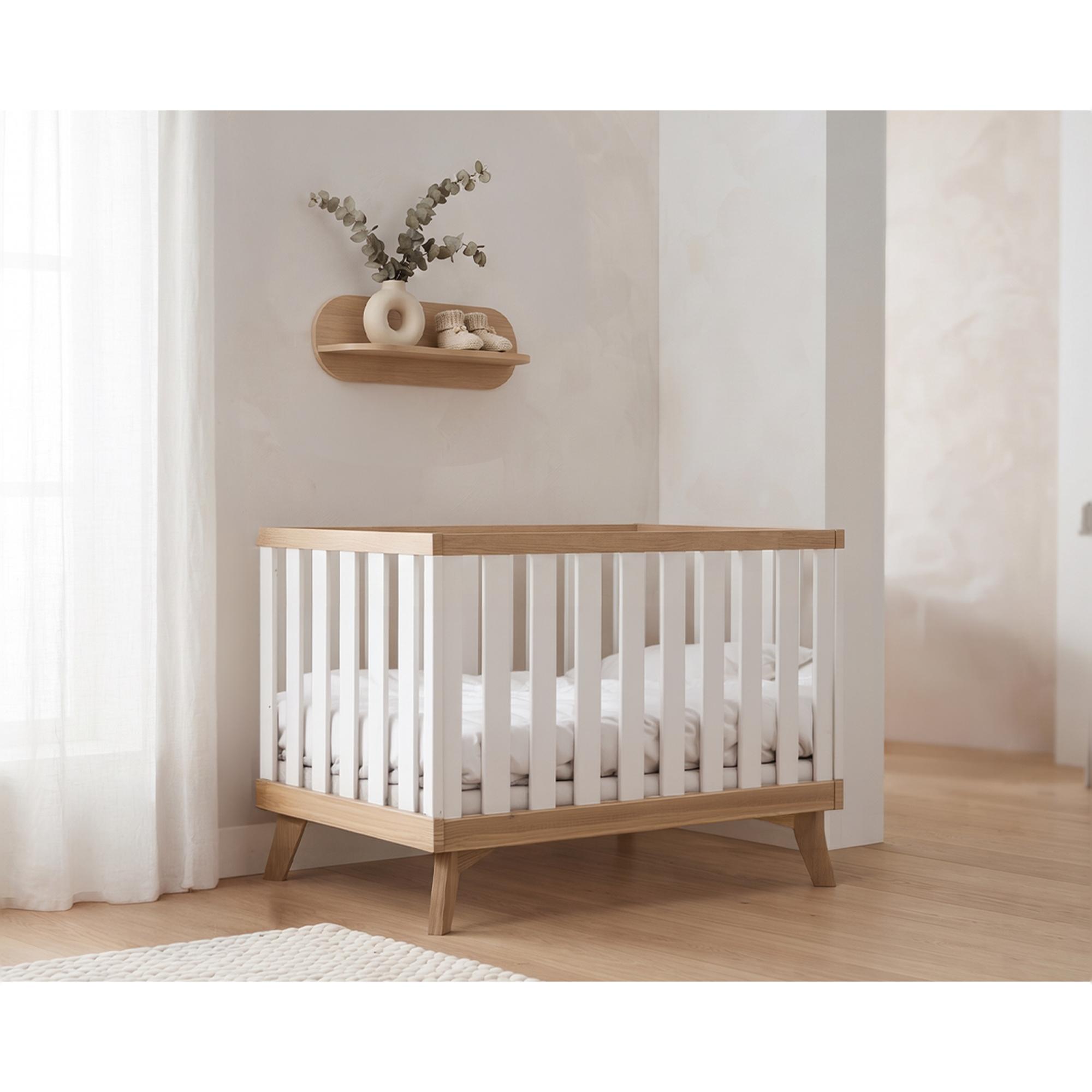 Berço com opção de co-sleeping (120 x 60 cm) Ikid Capri Fresh COLOR_BLANCO-3