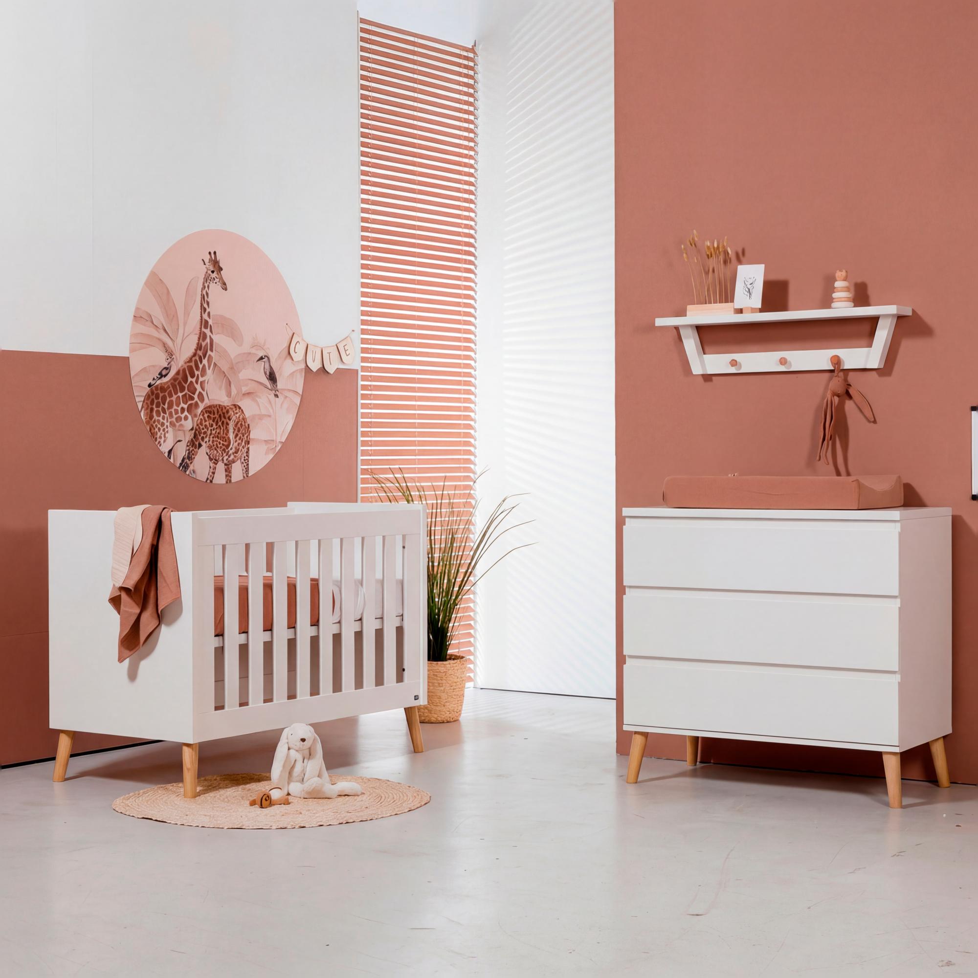 Cuna con opción colecho (120x60) Ikid Firenze - Blanco Blanco-2