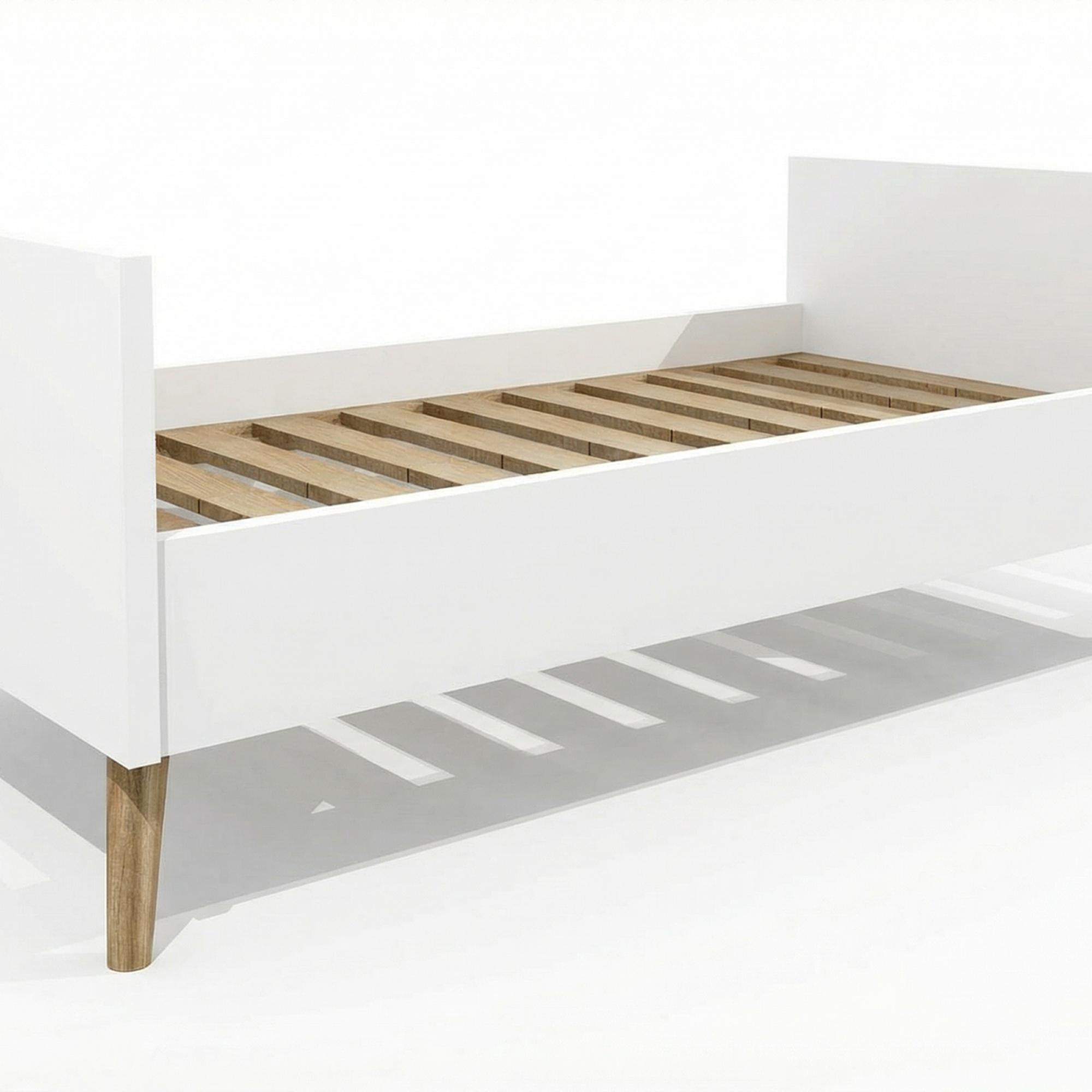 Cuna convertible en cama (140x70) Ikid Firenze - Blanco Blanco-1