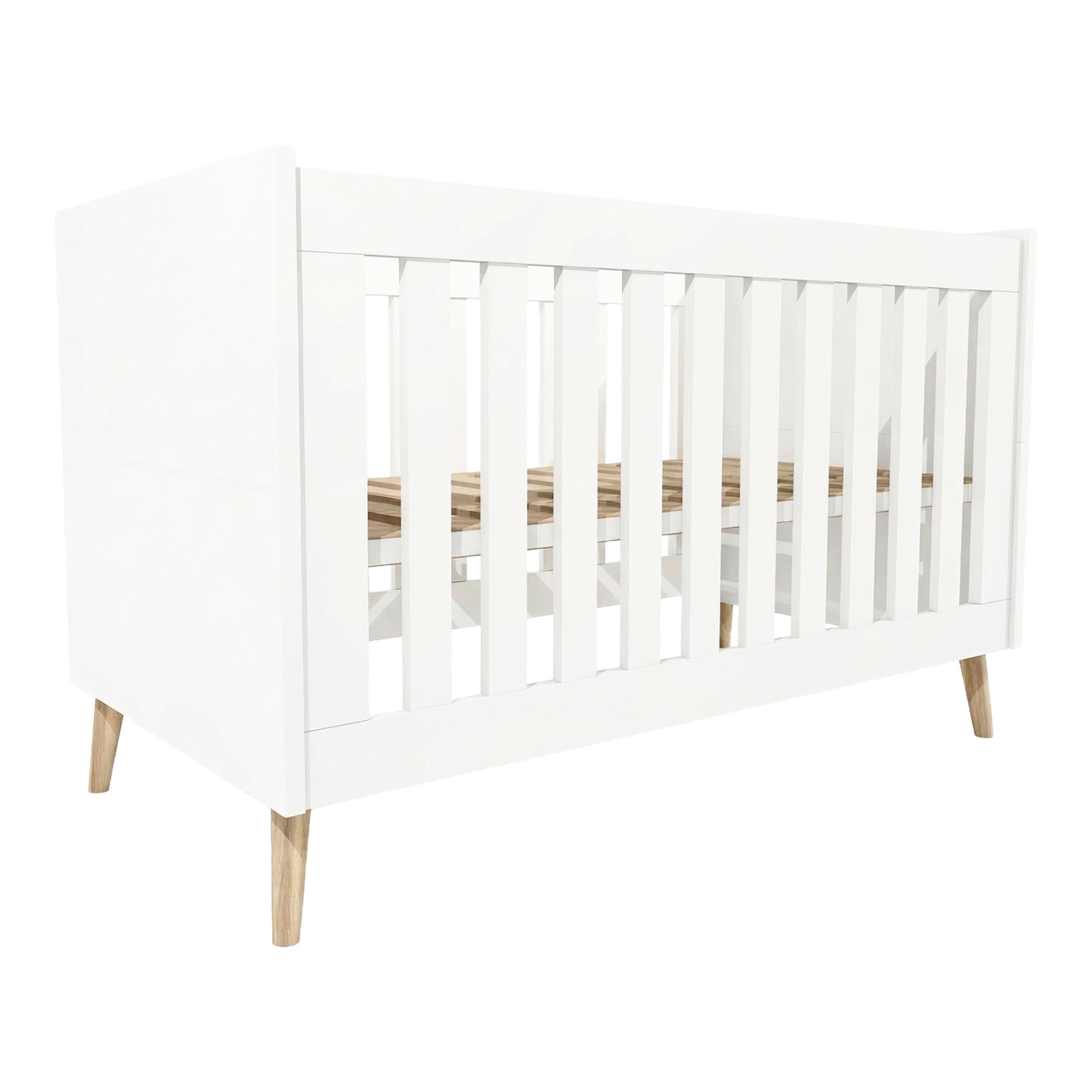 Cuna convertible en cama (140x70) Ikid Firenze - Blanco Blanco-2
