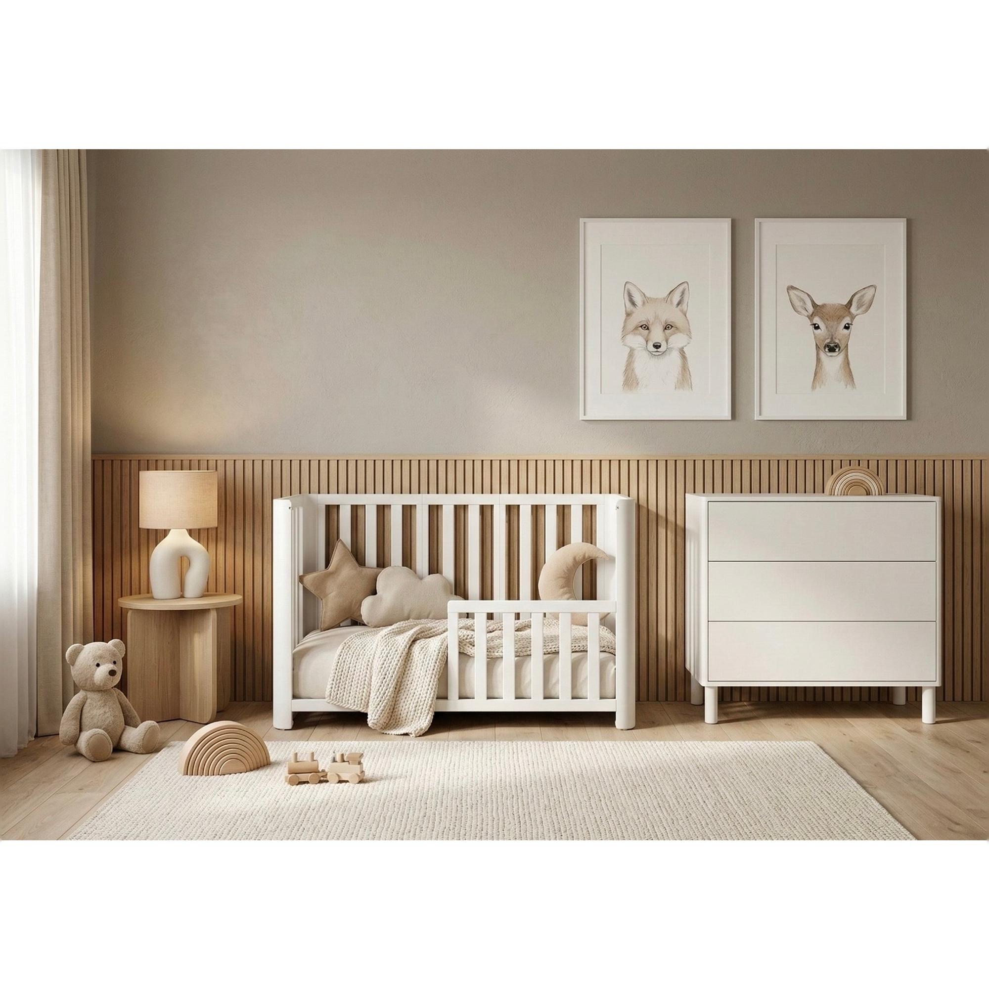 Pack cuna evolutiva Cotinfant Doco Sleeping Plus con colchón (90x50/120x60 cm)