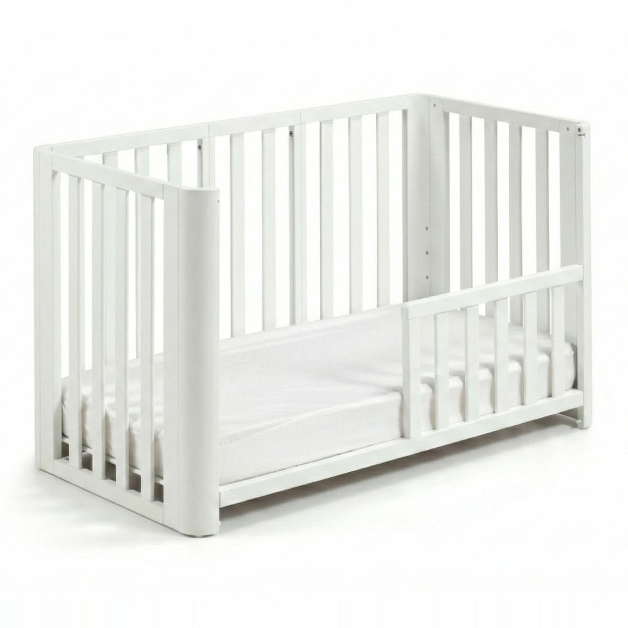Imagen 5 de Pack Cuna evolutiva (90x50/120x60 cm) Cotinfant Doco Sleeping PLUS + colchón 90x50 - Blanco Blanco