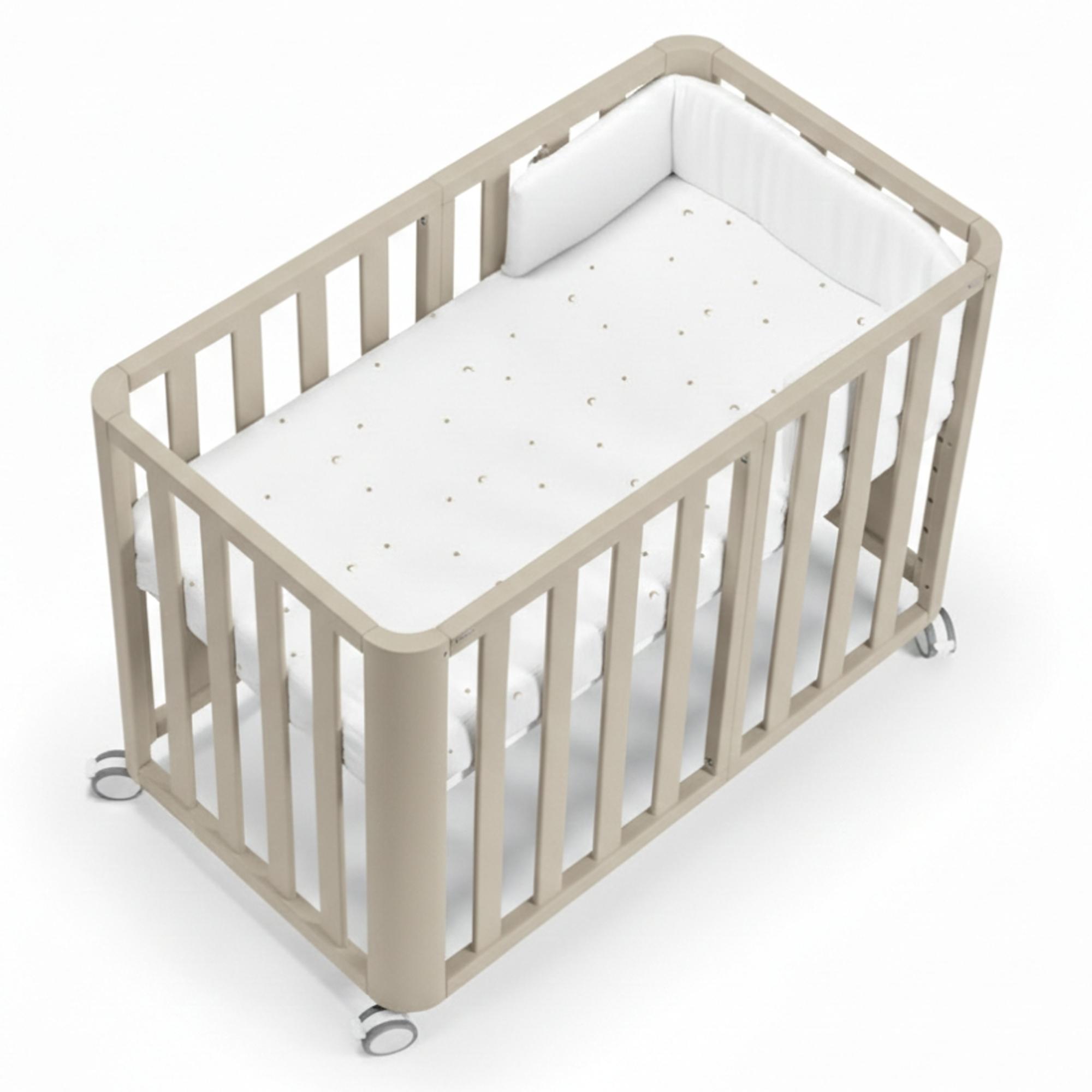 Imagem 0 de Conjunto de berço evolutivo (90x50/120x60 cm) Cotinfant Doco Sleeping PLUS + colchão + roupa de cama SENA 90x50