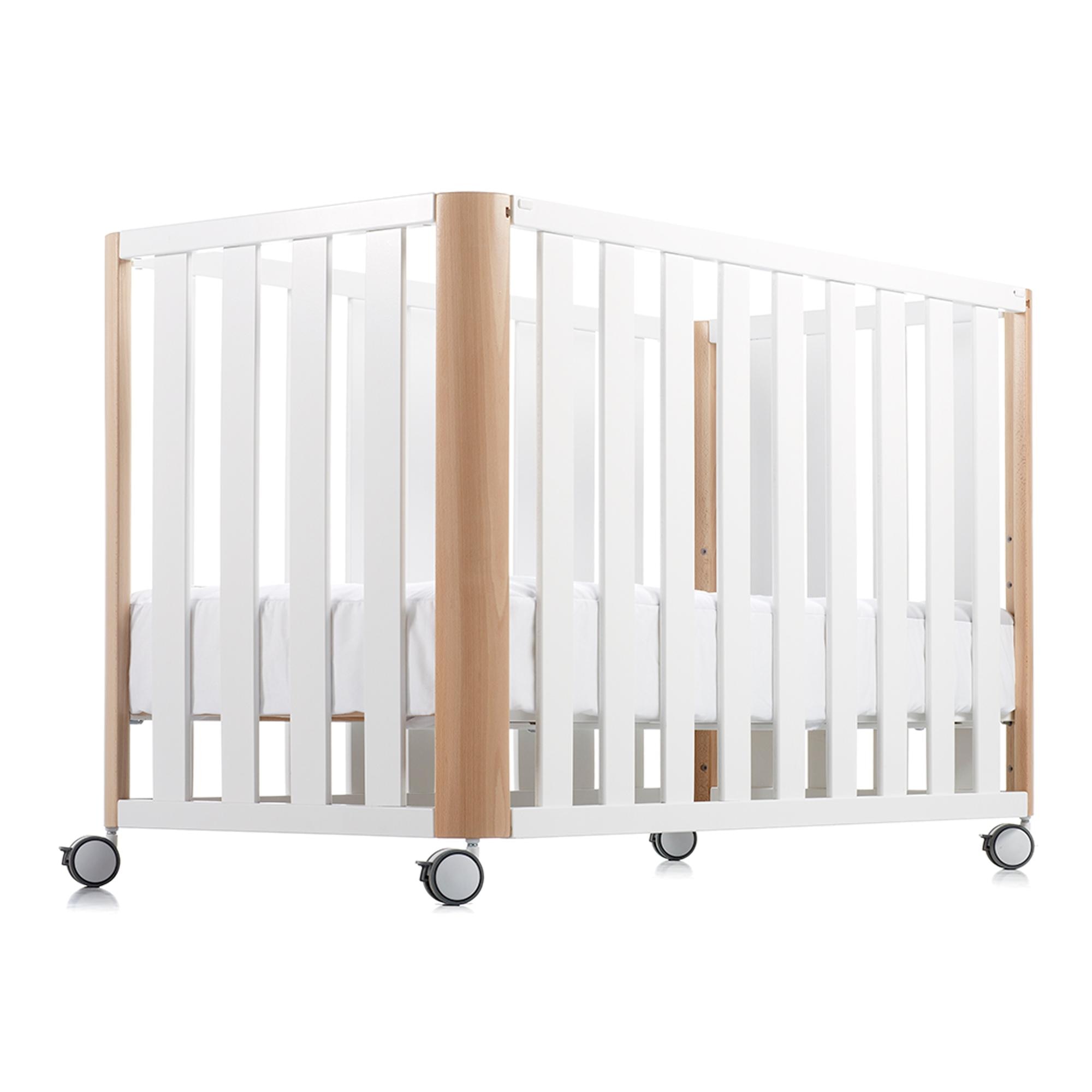 Conjunto de berço para cosleeping (120 x 60 cm) Cotinfant Doco Sleeping + colchão + roupa de cama SILVA Natural-2