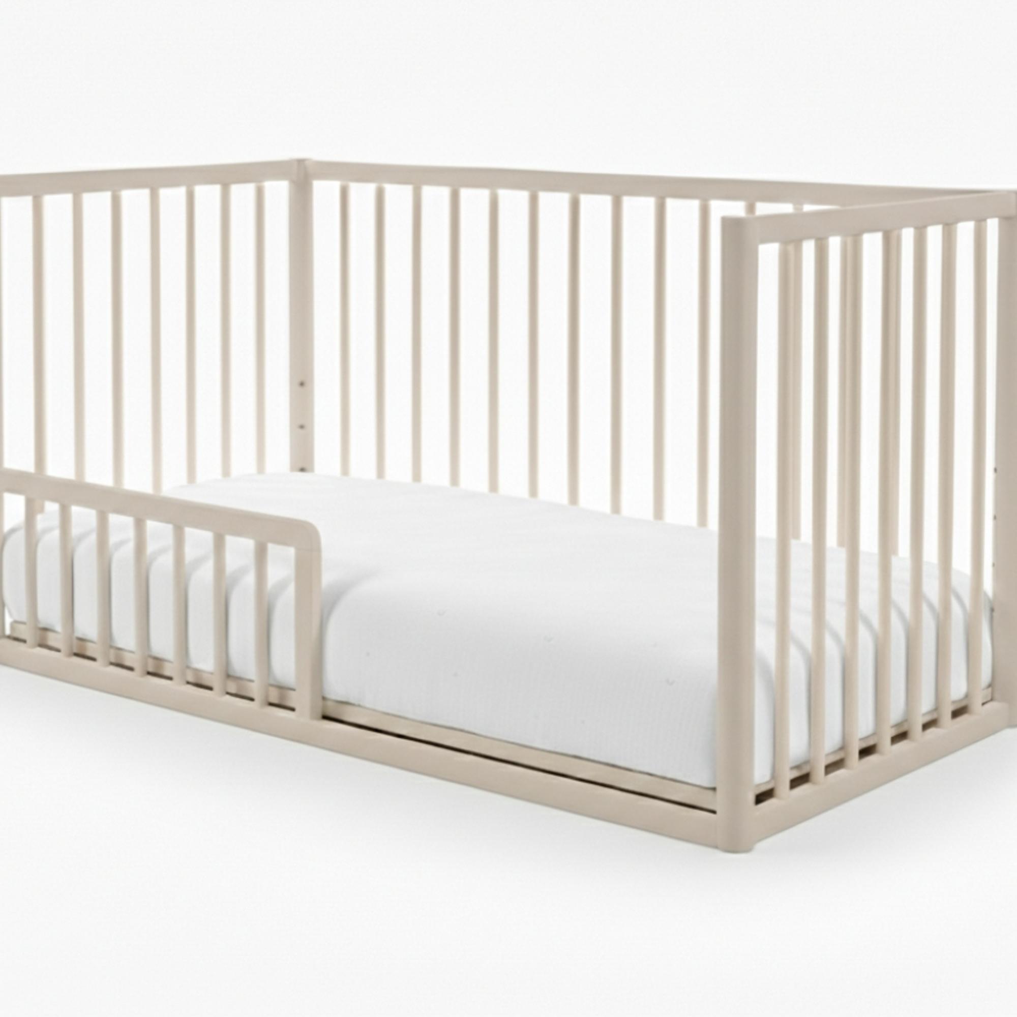 Cuna de madera montessori ( 120x60cm ) Cotinfant Tesori - Beige Beige-5