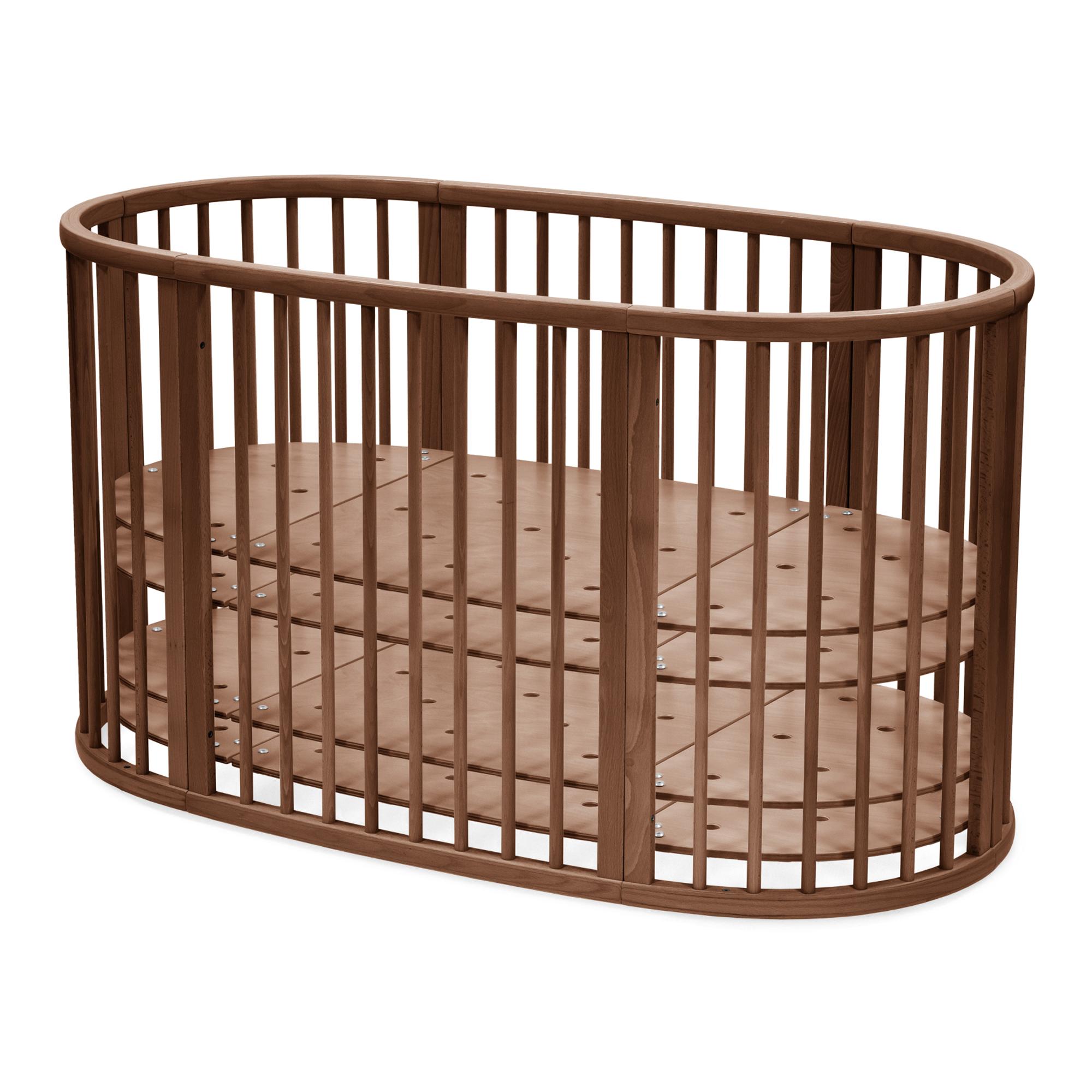 Berço Stokke® Sleepi™ sem rodas Castanho-escuro-4
