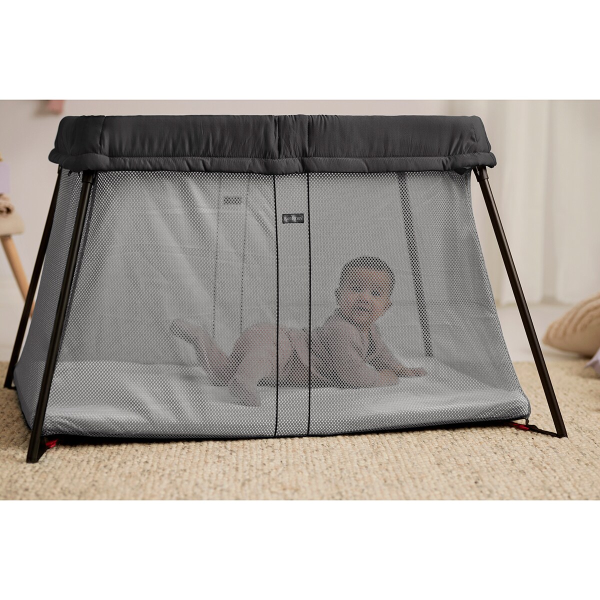 Berço de Viagem Light - Preto Preto-7