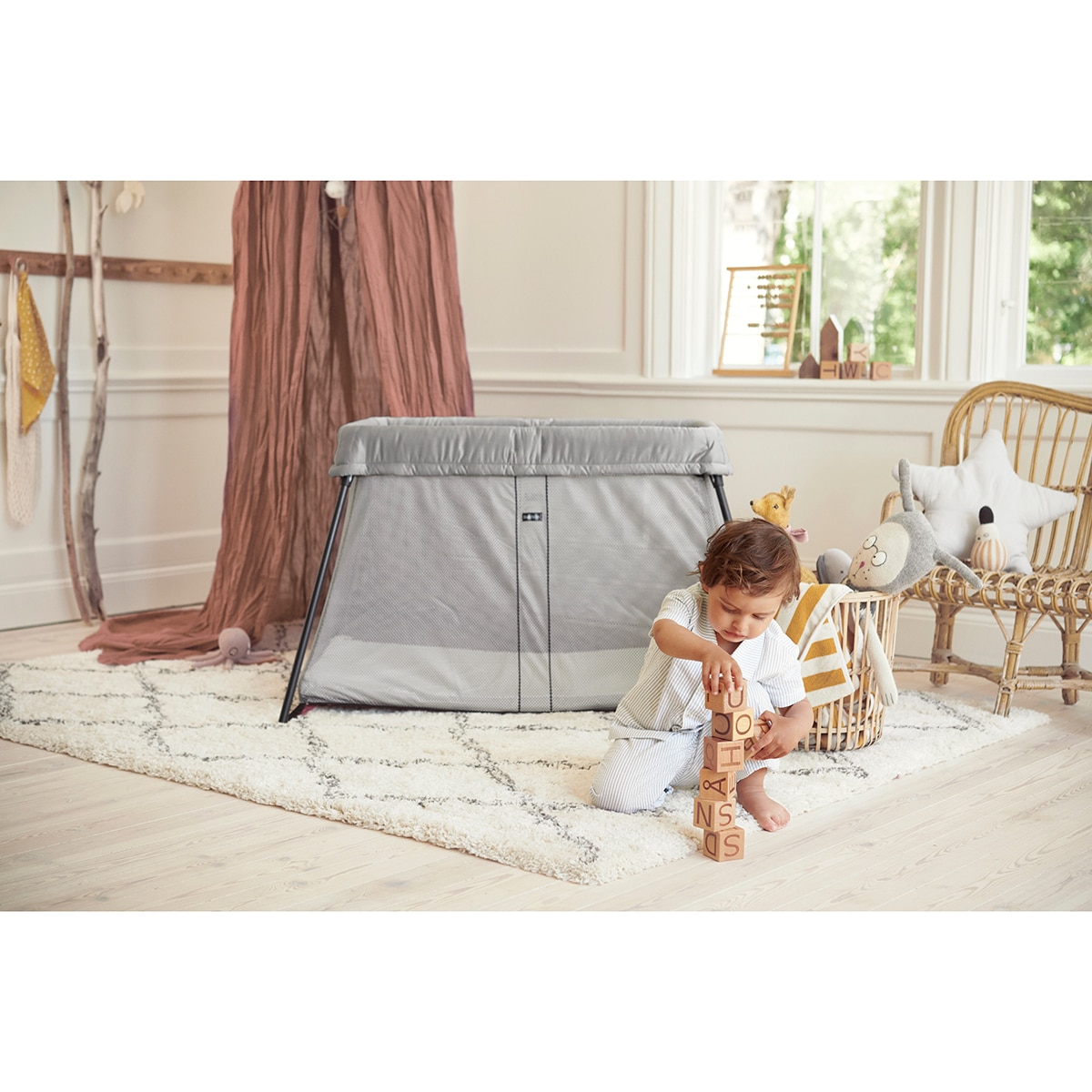 Berço de Viagem Light - Cinzento Cinzento-7