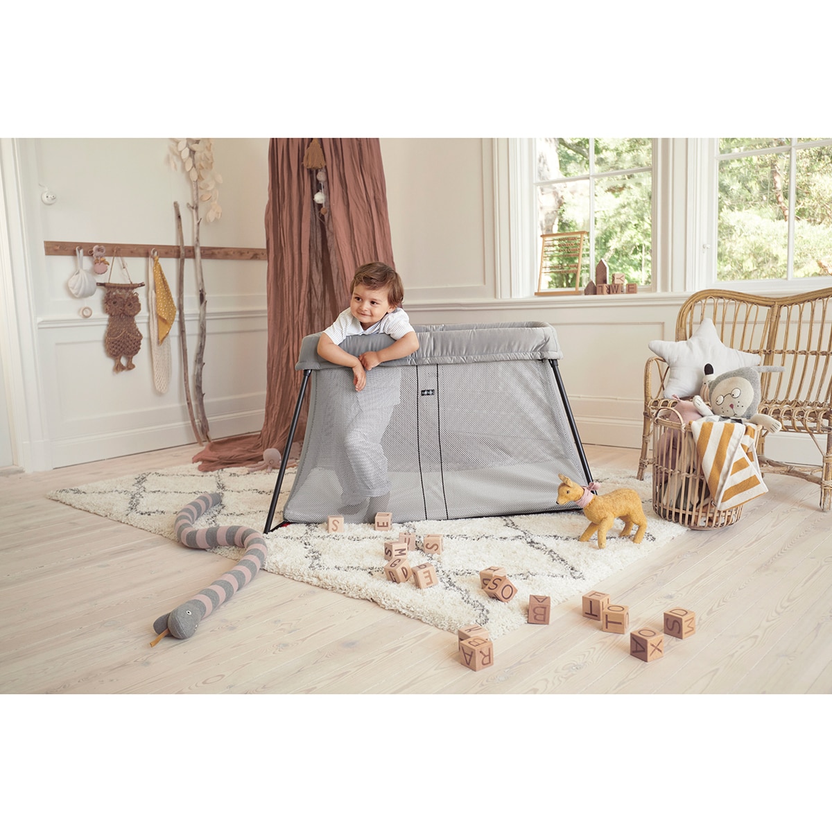 Berço de Viagem Light - Cinzento Cinzento-9