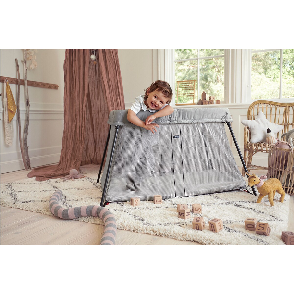 Berço de Viagem Light - Cinzento Cinzento-11