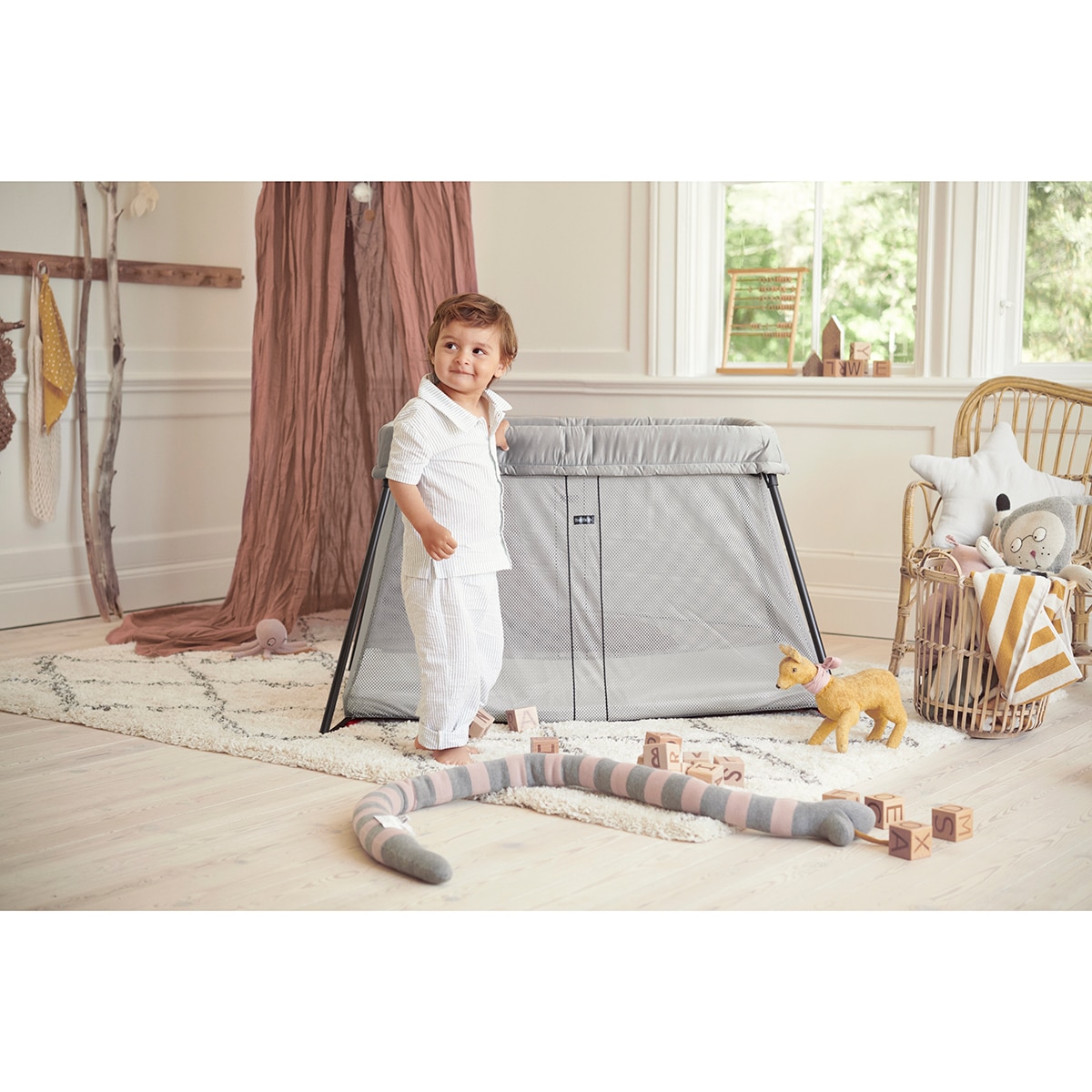 Berço de Viagem Light - Cinzento Cinzento-14