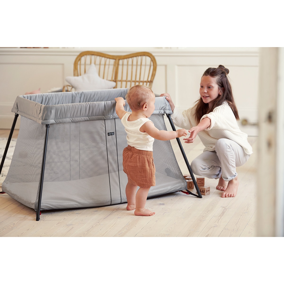 Berço de Viagem Light - Cinzento Cinzento-16
