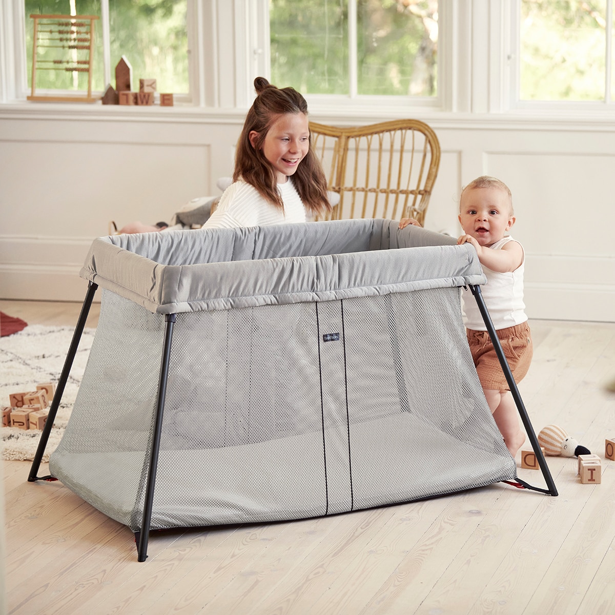 Berço de Viagem Light - Cinzento Cinzento-17