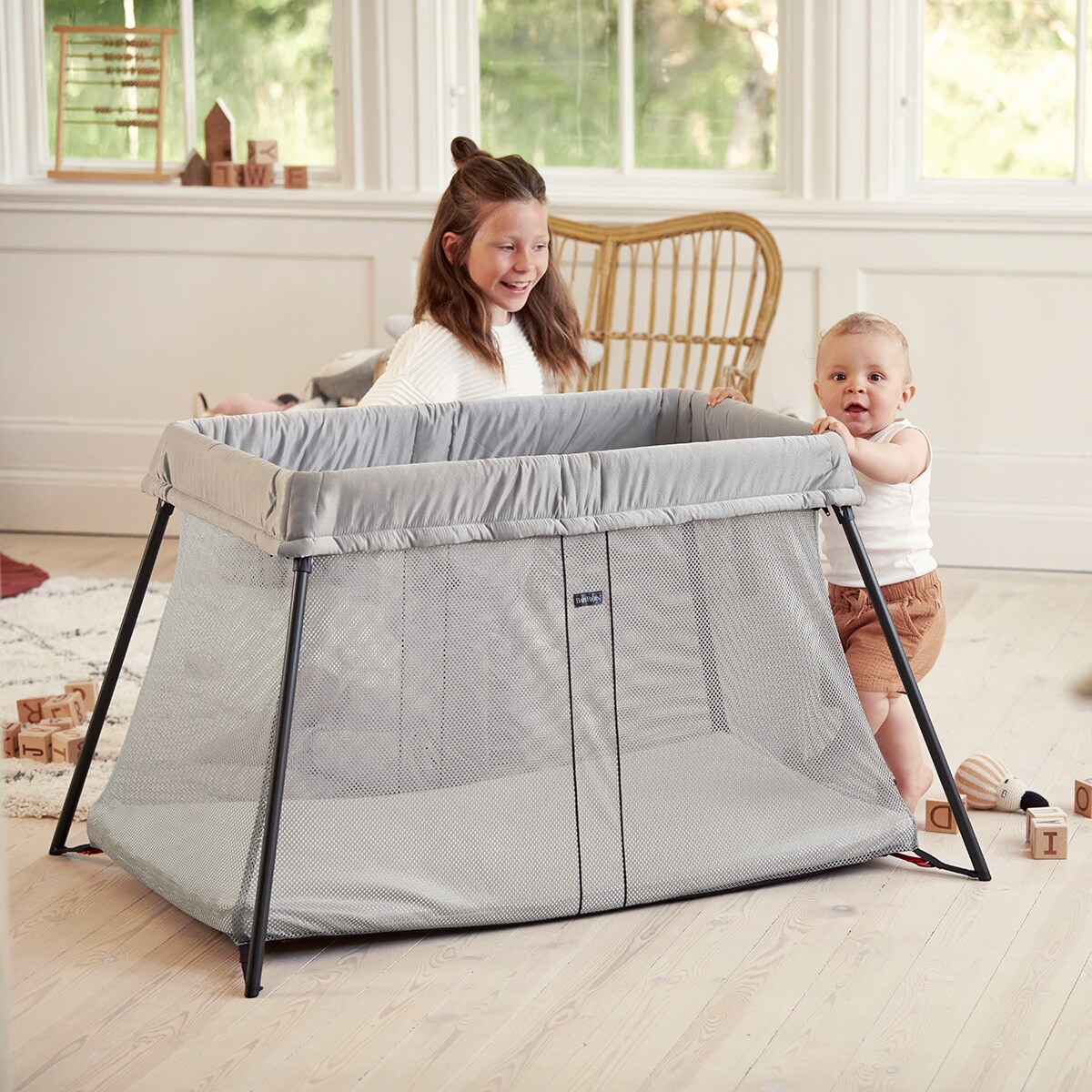 Berço de Viagem Light - Cinzento Cinzento-18