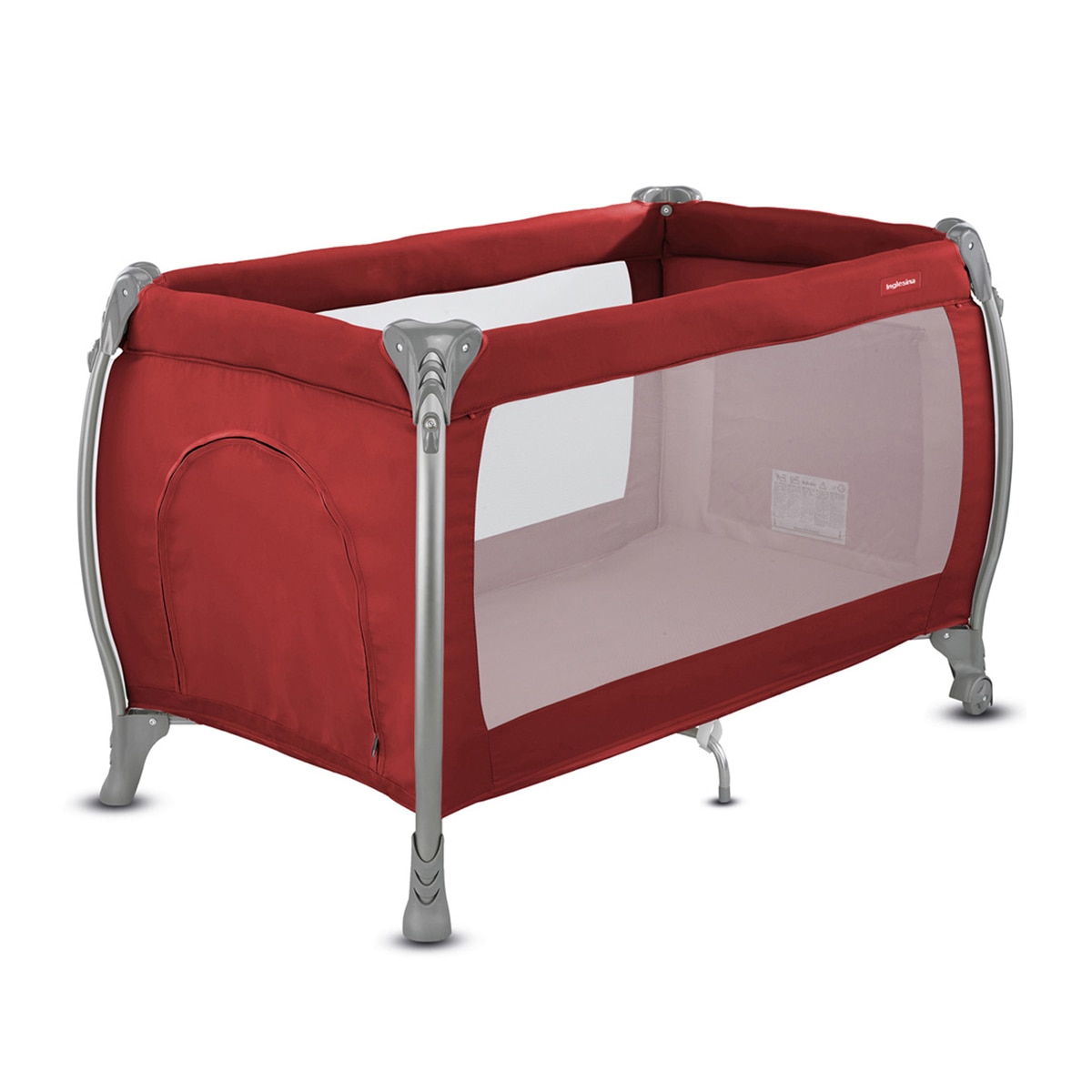 Inglesina - Cuna de viaje Inglesina Lodge Brik Red doble altura rojo.