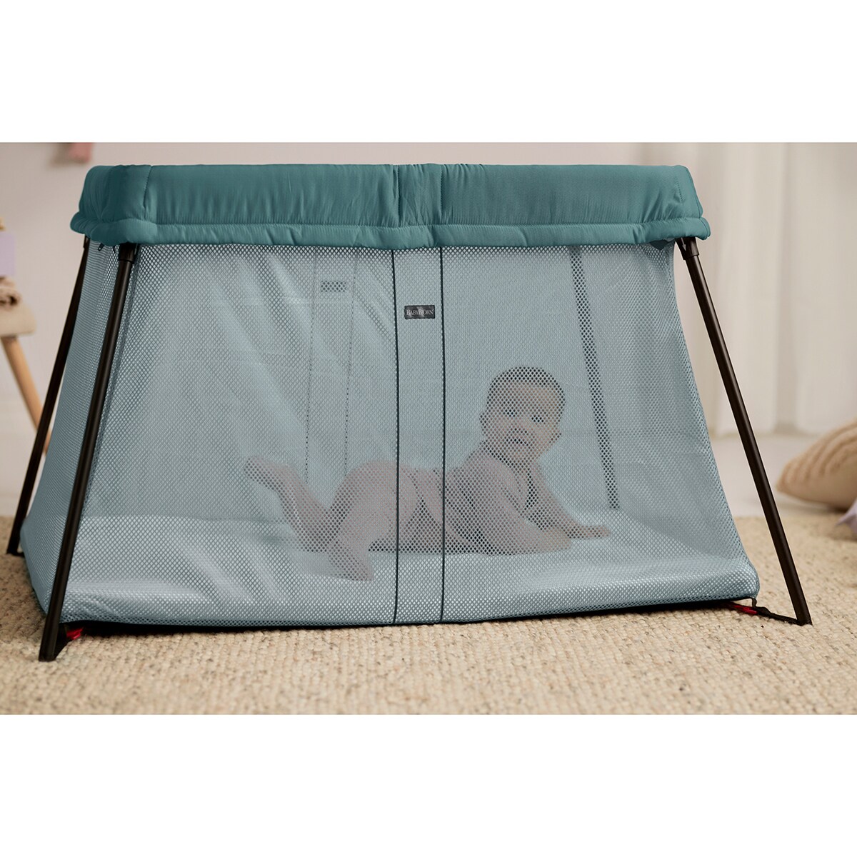Berço de Viagem Light - Verde-Escuro Verde-escuro-6